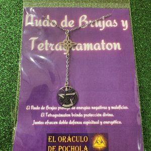 Tetragramaton y Nudo de Brujas Plateado