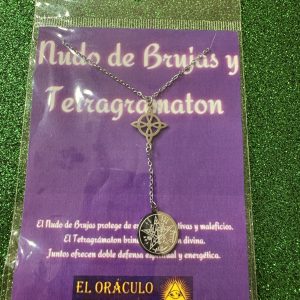 Tetragramaton y Nudo de Brujas Plateado
